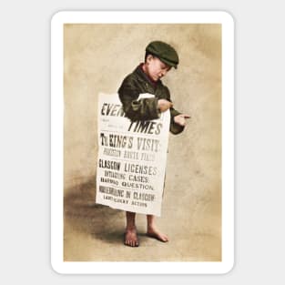 The Glasgow Newsboy Sticker